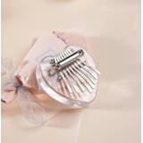 👉 Piano 8 Key Mini Kalimba Acrylic Clear Thumb Mbira Keyboard Musical Instrument Gift for Beginner Travel Entertainment Home Decor