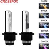 👉 Hoofdlamp CROSSFOX 2x 35W D2S Xenon D2R HID Conversion Kit 3000k 4300k 5000k 6000k 8000K 10000k 12000k 55W Car Bulb Headlight Replacement