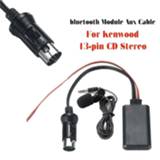 👉 Microphone Bluetooth AUX Cable With For Kenwood 13-pin CD Stereo Module Receiver Adapter