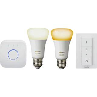 👉 Ledlamp wit Philips Lighting Hue LED-lamp (startset) Energielabel: A+ (A++ - E) E27 Warm-wit, Koud-wit 8718699629434