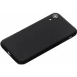 Unisex zwart siliconen Color Backcover voor iPhone Xr - 8719295216714