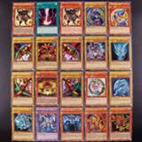 👉 100PCS Yu Gi Oh Japanese Anime 100 Different English Card Wing Dragon Dragon Giant Soldier Sky Dragon Flash Card Kids Toy Gift
