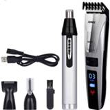 👉 Scheermesje Rechargeable Electric Nose Hair Clipper Eyebrow Adjustable Digital Trimmer Professional Razor Beard Shaver Combs
