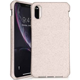 👉 Unicolor unisex bruin TPU Feronia Bio Backcover voor de iPhone Xr - Naturel 4894465455897