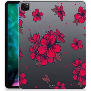 👉 Siliconen hoesje rood IPad Pro 12.9 (2020) Blossom Red 8720215071689