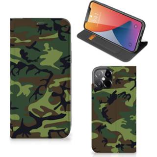 👉 IPhone 12 Pro Max Hoesje met Magneet Army Dark 8720215547917