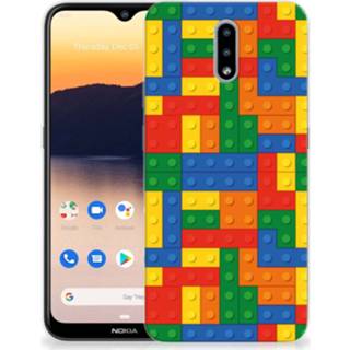 👉 Houten blok Nokia 2.3 TPU bumper Blokken 8720215738100