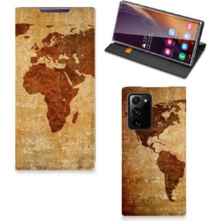 👉 Wereldkaart Samsung Galaxy Note 20 Ultra Book Cover 8720215587777