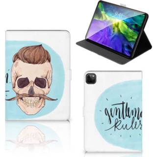 👉 Tablettas Tablettasje iPad Pro 2020 Gentleman Skull 8720215636673