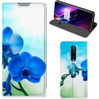 👉 Orchidee blauw OnePlus 8 Smart Cover - Cadeau voor je Moeder 8720215605853