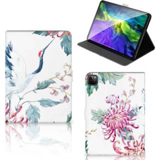 👉 Flipcase IPad Pro 2020 Flip Case Bird Flowers 8720215618112