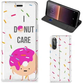 👉 Roze Sony Xperia 10 II Flip Style Cover Donut 8720215921724