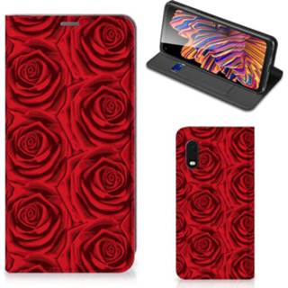 👉 Rood Samsung Xcover Pro Smart Cover Red Roses 8720215953534