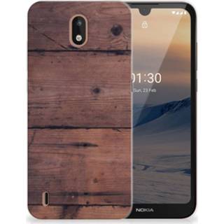 Bumper hoesje Nokia 1.3 Old Wood 8720215953770