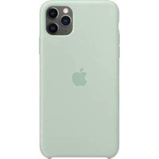 👉 Unicolor groen unisex TPU silicone Backcover voor de iPhone 11 Pro Max - Beryl 190199544567