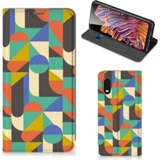 👉 Samsung Xcover Pro Hoesje met Magneet Funky Retro 8720215953541