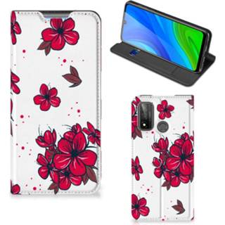 👉 Rood Huawei P Smart (2020) Cover Blossom Red 8720215981209