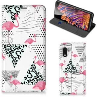 👉 Samsung Xcover Pro Hoesje maken Flamingo Triangle 8720215985863