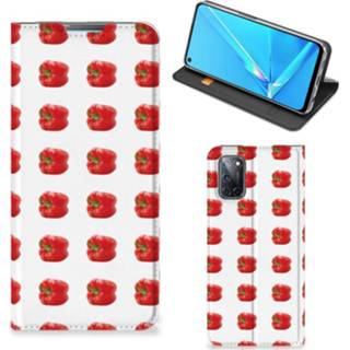 👉 Rood OPPO A52 | A72 Flip Style Cover Paprika Red 8720215907261