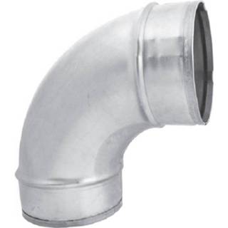 👉 Spirobuis staal Bocht 90º Voor Ø 250mm - Geperst 8438472842811