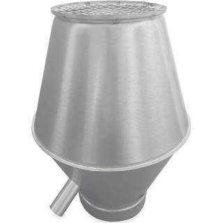 👉 Spirobuis staal Deflectorkap Ø 160mm Met Aansluiting Voor 8438472907015