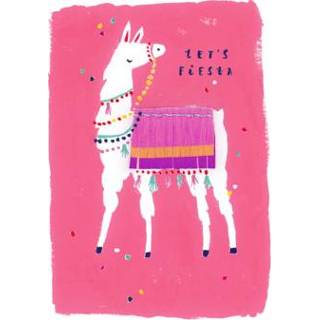 Verjaardagskaart lama | HotchPotch Let s fiesta