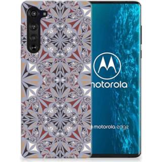 👉 Siliconen hoesje Motorola Edge TPU Flower Tiles 8720215379556