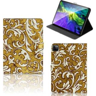 👉 Tablethoes goud Tablet Hoes iPad Pro 2020 Barok 8720215036091