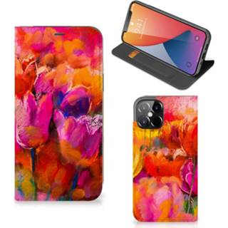 Bookcase iPhone 12 Pro Max Tulips 8720215154511