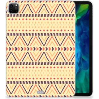 👉 Geel IPad Pro 11 inch (2020) Hippe Hoes Aztec Yellow 8720215034837