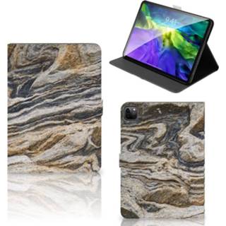 👉 Tablethoes steen IPad Pro 2020 Leuk Tablet hoesje 8720215361674