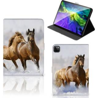 👉 Flipcase IPad Pro 2020 Flip Case Paarden 8720215363302