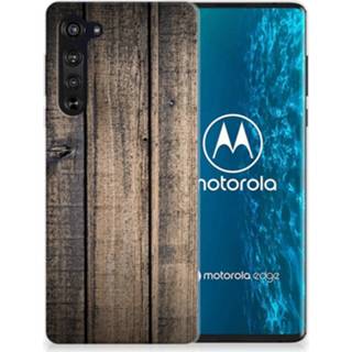 👉 Bumper hoesje Motorola Edge Steigerhout 8720215543049