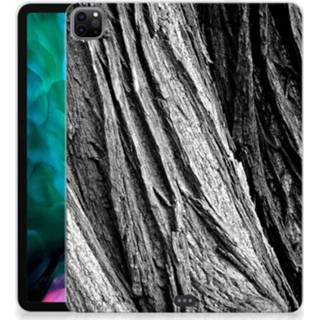 👉 Tablethoes grijs silicone Tablet Hoes iPad Pro 12.9 (2020) Boomschors 8720215345506