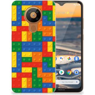 👉 Houten blok Nokia 5.3 TPU bumper Blokken 8720215845877
