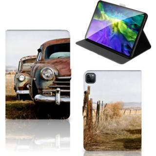 👉 Tablethoes IPad Pro 2020 Tablet Hoesje met foto Vintage Auto 8720215778427