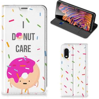 Roze Samsung Xcover Pro Flip Style Cover Donut 8720215791501