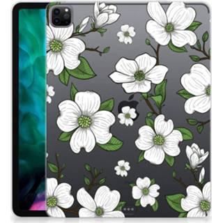 👉 Siliconen hoesje IPad Pro 12.9 (2020) Dogwood Flowers 8720215794533