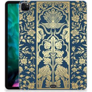 👉 Siliconen hoesje IPad Pro 12.9 (2020) Golden Flowers 8720215215717