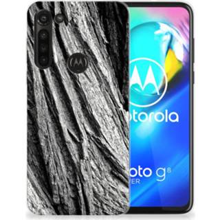 👉 Bumper hoesje grijs Motorola Moto G8 Power Boomschors 8720215191042