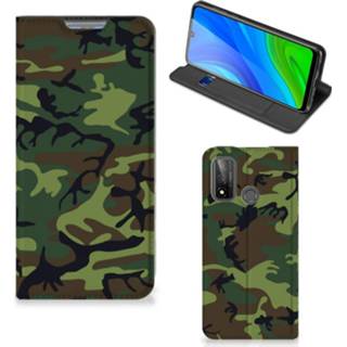 👉 Huawei P Smart (2020) Hoesje met Magneet Army Dark 8720215218206