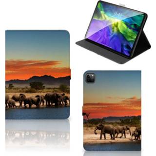 👉 Flipcase IPad Pro 2020 Flip Case Olifanten 8720215238228