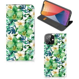 👉 Orchidee groen IPhone 12 Smart Cover 8720215266597