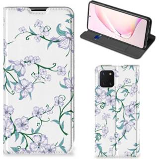 Wit Samsung Galaxy Note 10 Lite Uniek Smart Cover Blossom White 8720215784909