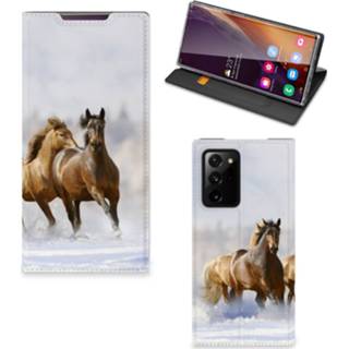 👉 Samsung Galaxy Note 20 Ultra Hoesje maken Paarden 8720215742947