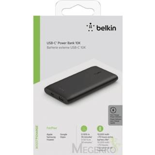 👉 Powerbank zwart Belkin Power Bank 18W 10.000mAh Delivery. black BPB001btBK 745883797295