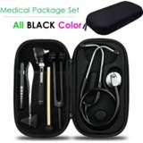 👉 Home Classic Medical Health Monitor Storage Case Kit with Stethoscope Otoscope Tuning Fork Reflex Hammer LED Penlight Torch Tool