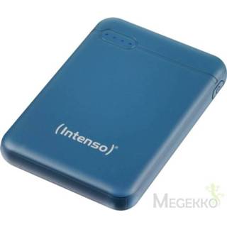👉 Powerbank blauw Intenso XS5000 dk blue 5000 mAh inkl. USB-A to Type-C 4034303028344