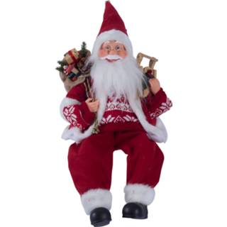 👉 Rood One Size no color Christmas Gifts kerstman - 46 cm 8711252012582
