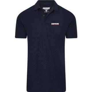 👉 Subprime Heren Polo SS Polo Stripe Navy Blauw